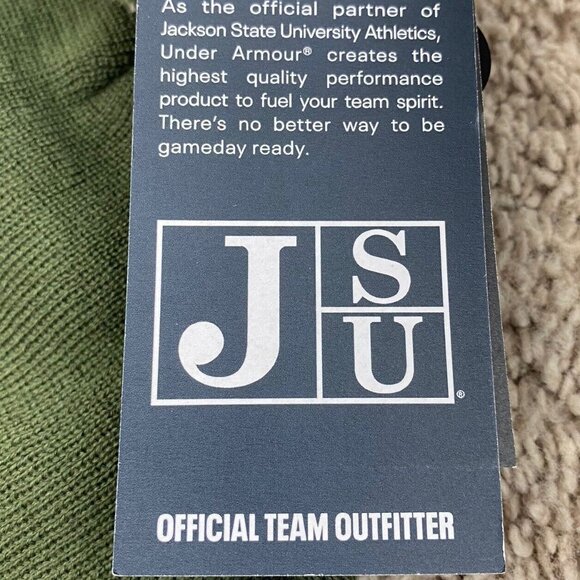 Jackson State University Tigers Beanie Under Armour Freedom Green Knit Hat NWT - Picture 3 of 4